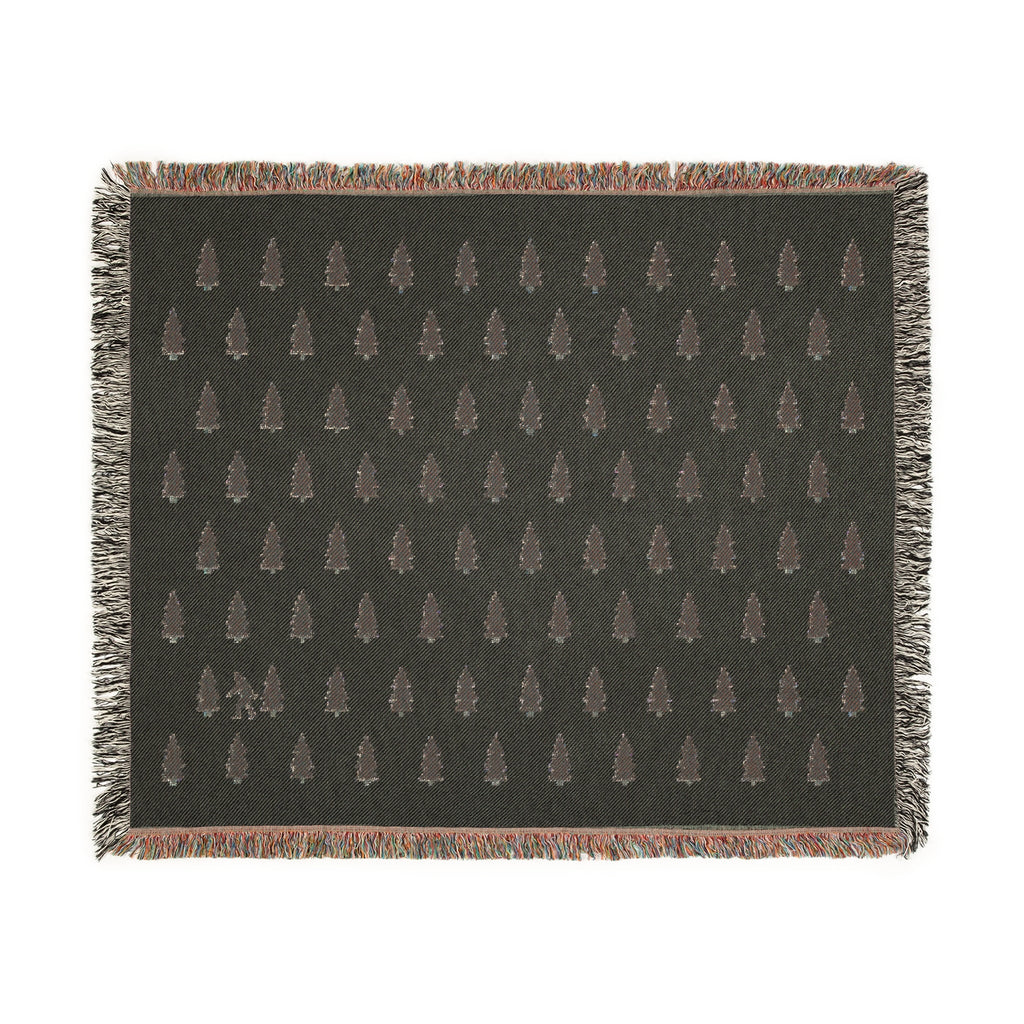 Bigfoot Woven Blanket – 100% Cotton Cozy Cryptid Throw by Squatch Wear | Sasquatch Home Décor Gift Printify