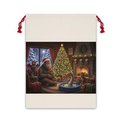 Holiday Gift Bag – Cozy Bigfoot Design | Squatch Wear Christmas & Sasquatch-Themed Gifts - Squatch Wear