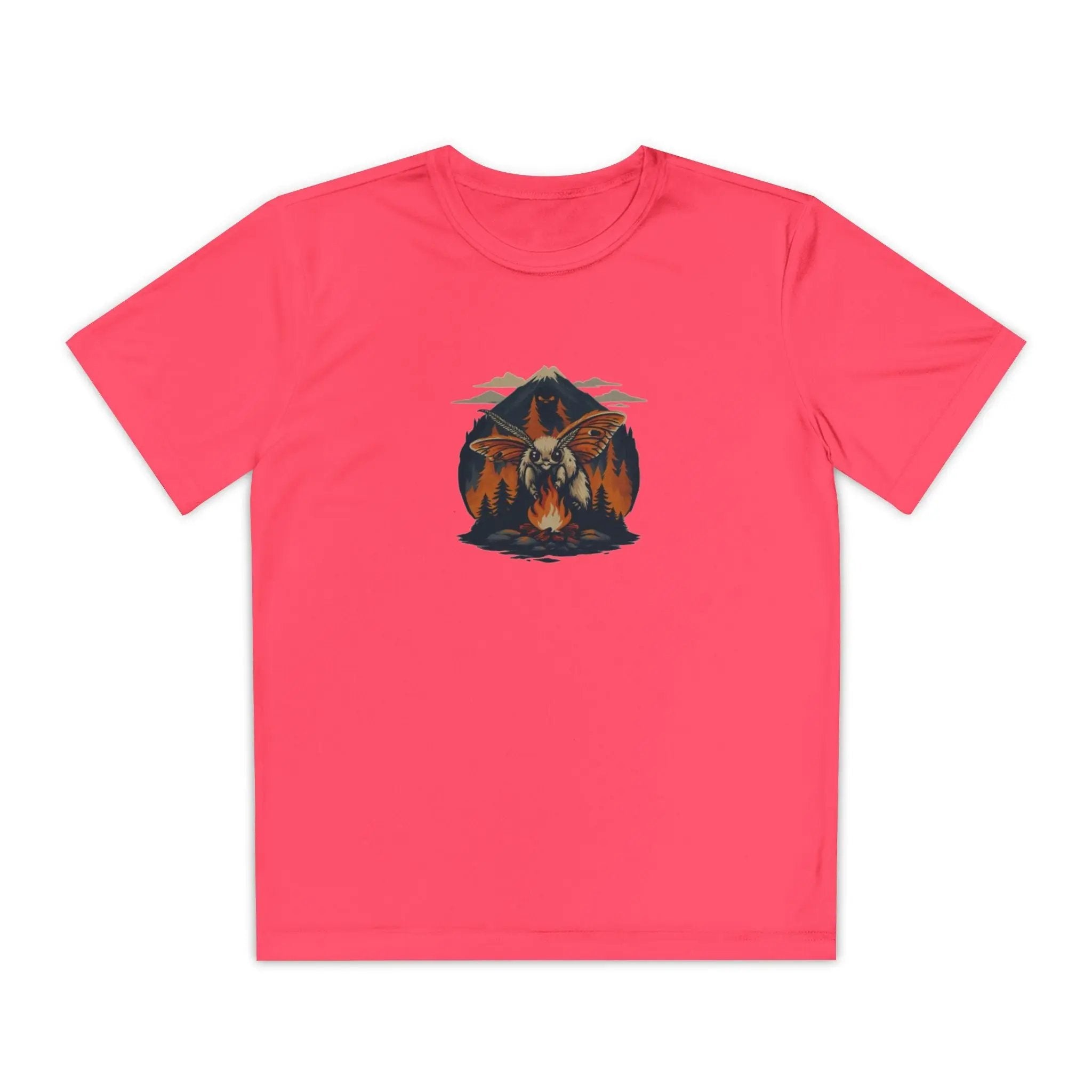 Youth Adventure Tee – Kids’ Mountain Design Outdoor & Hiking Shirt, Perfect Gift for Young Nature Lovers Printify
