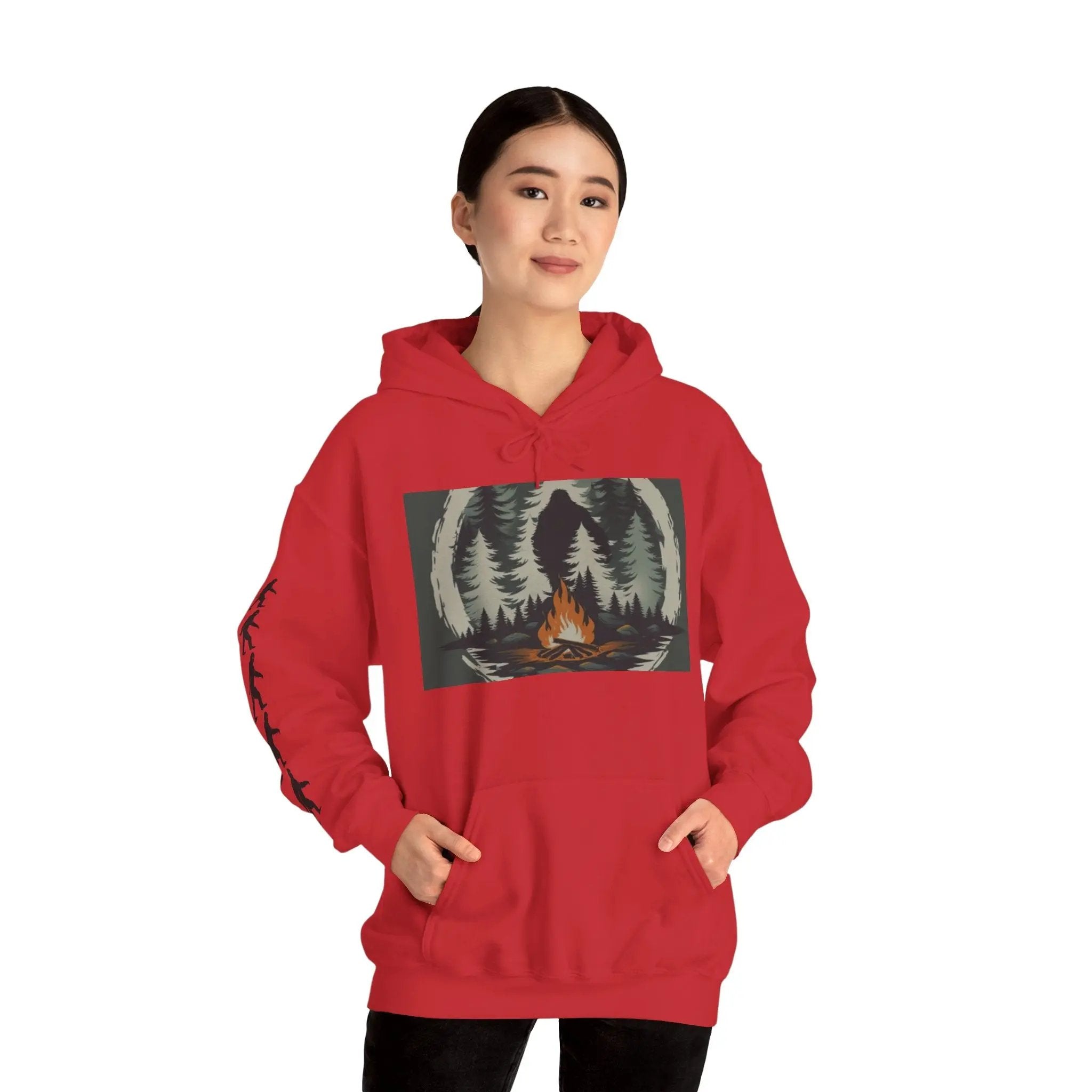 Nature-Inspired Adventure Hoodie – Unisex Heavy Blend™ Sweatshirt, Hiking & Camping Gift, Travel and Outdoor Apparel Printify