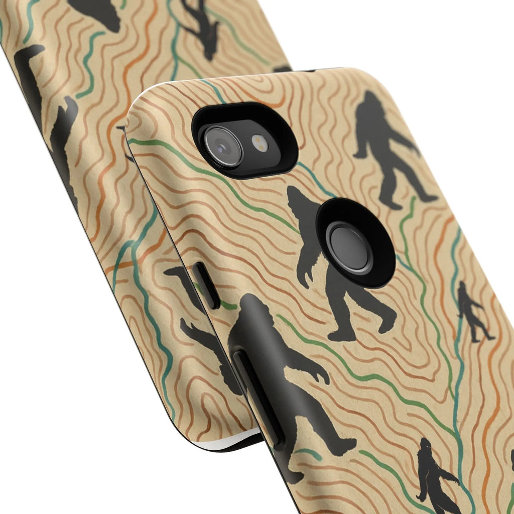 Bigfoot Phone Case – Durable Adventure Phone Case, Unique Nature Lover Gift, Outdoor Accessories Printify