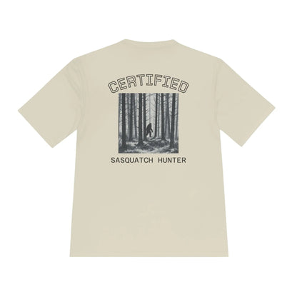Certified Sasquatch Hunter Tee — Bigfoot Forest Graphic Shirt Printify