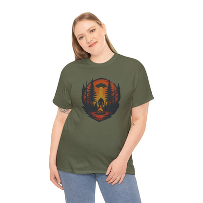 Nature-Inspired Adventure Tee – Unisex Cotton Camping & Outdoor Shirt, Perfect Gift for Nature Lovers Printify