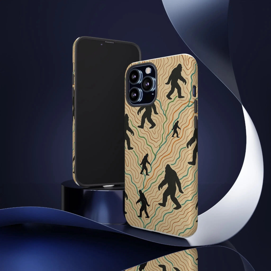 Bigfoot Phone Case – Durable Adventure Phone Case, Unique Nature Lover Gift, Outdoor Accessories Printify
