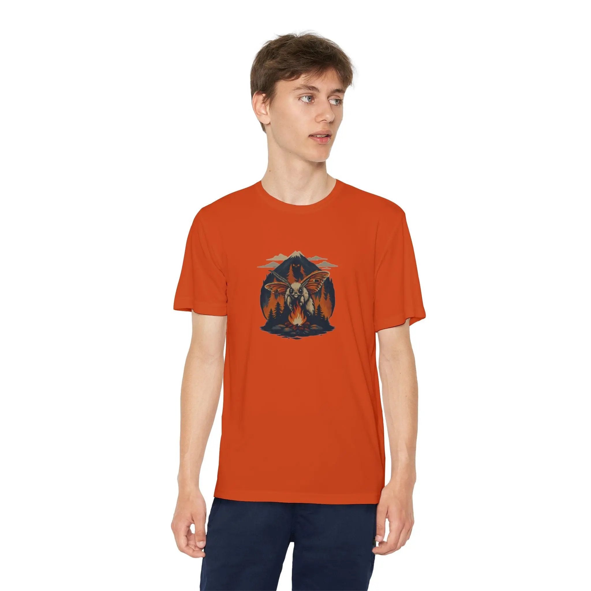Youth Adventure Tee – Kids’ Mountain Design Outdoor & Hiking Shirt, Perfect Gift for Young Nature Lovers Printify