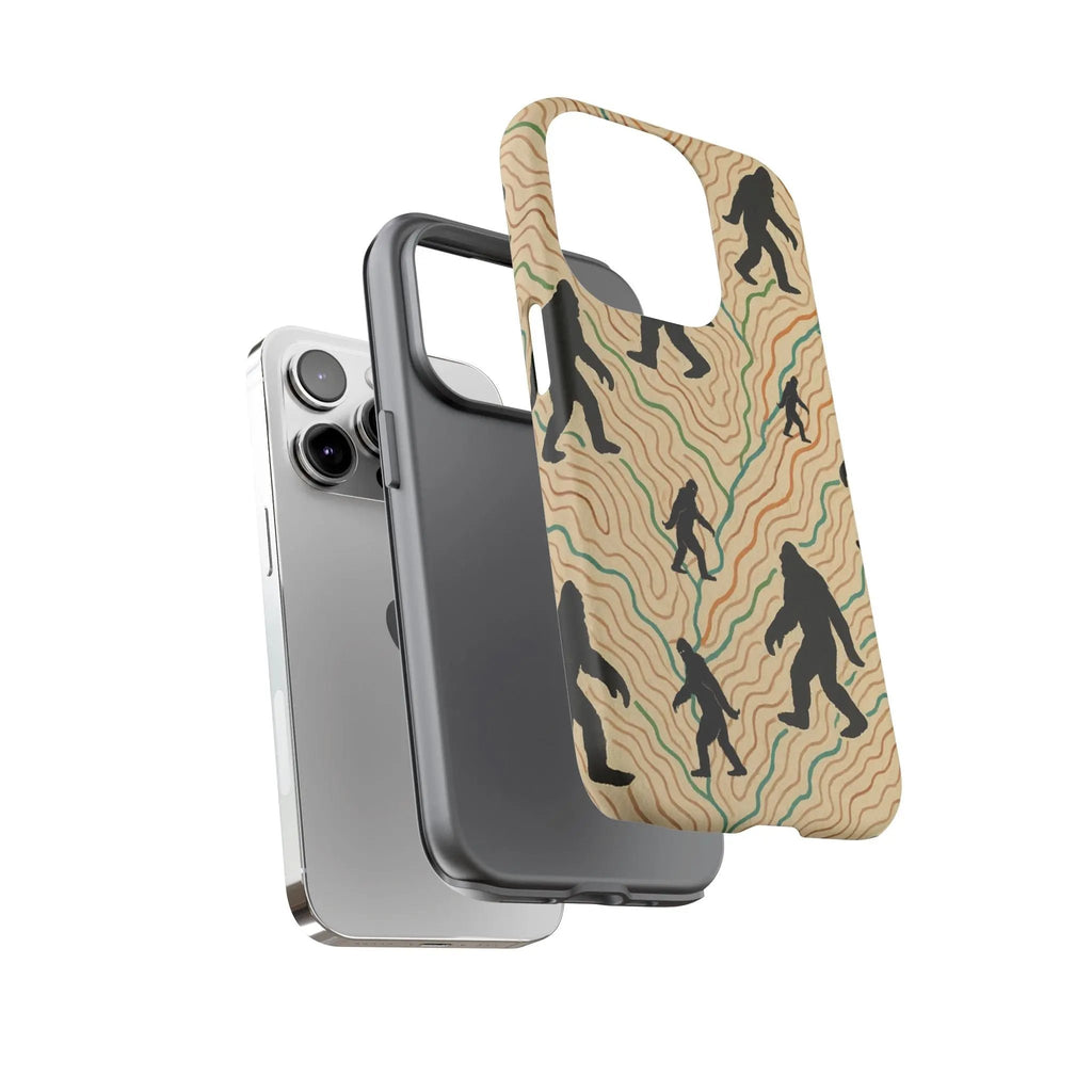 Bigfoot Phone Case – Durable Adventure Phone Case, Unique Nature Lover Gift, Outdoor Accessories Printify