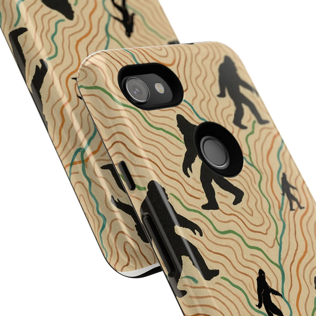 Bigfoot Phone Case – Durable Adventure Phone Case, Unique Nature Lover Gift, Outdoor Accessories Printify