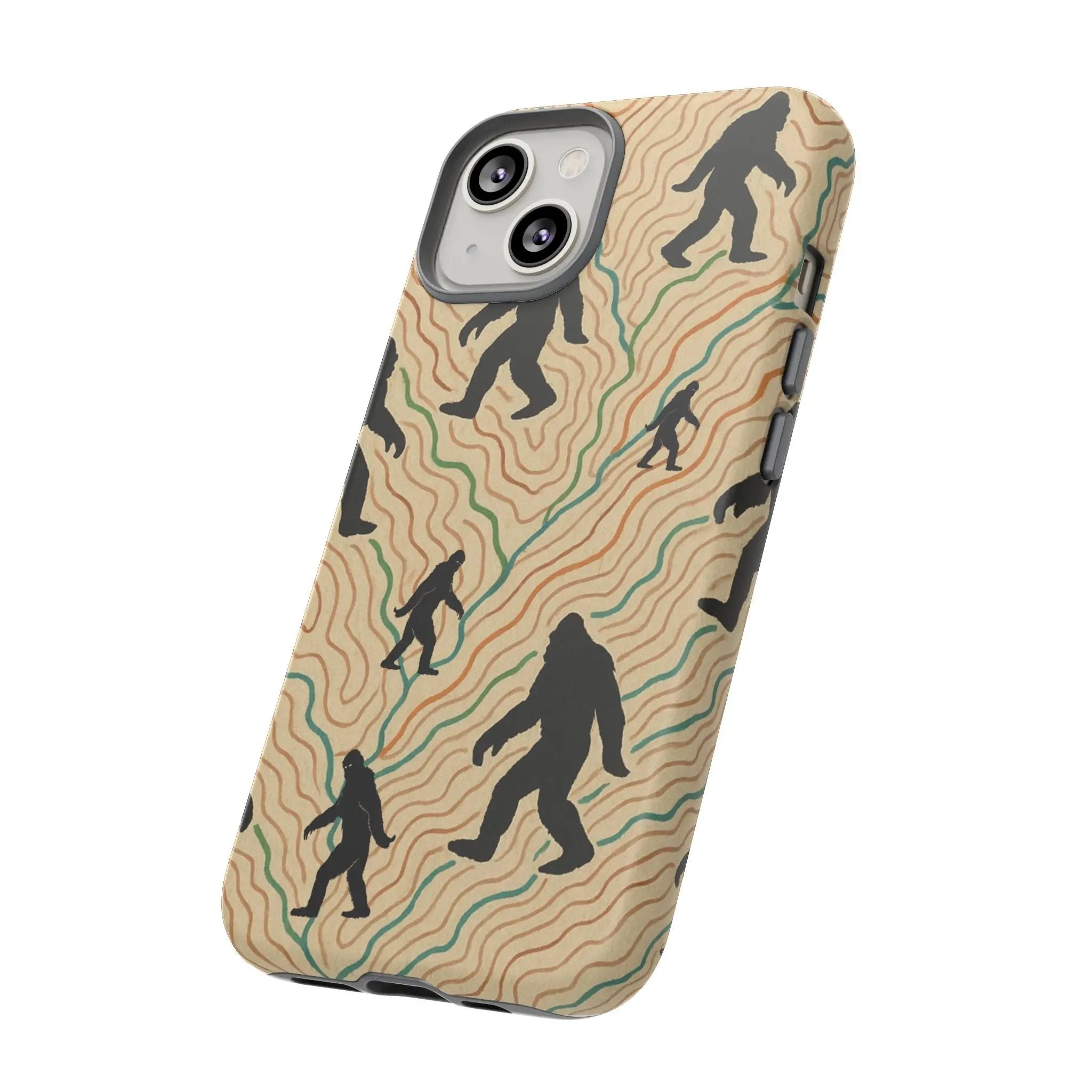 Bigfoot Phone Case – Durable Adventure Phone Case, Unique Nature Lover Gift, Outdoor Accessories Printify