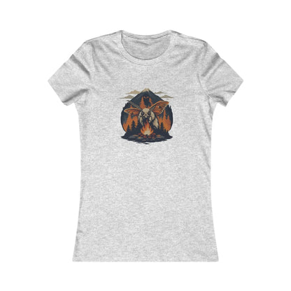 Mountain Adventure Women's Tee – Outdoor Graphic T-Shirt, Hiking Apparel, Nature Lover Gift for Her Printify