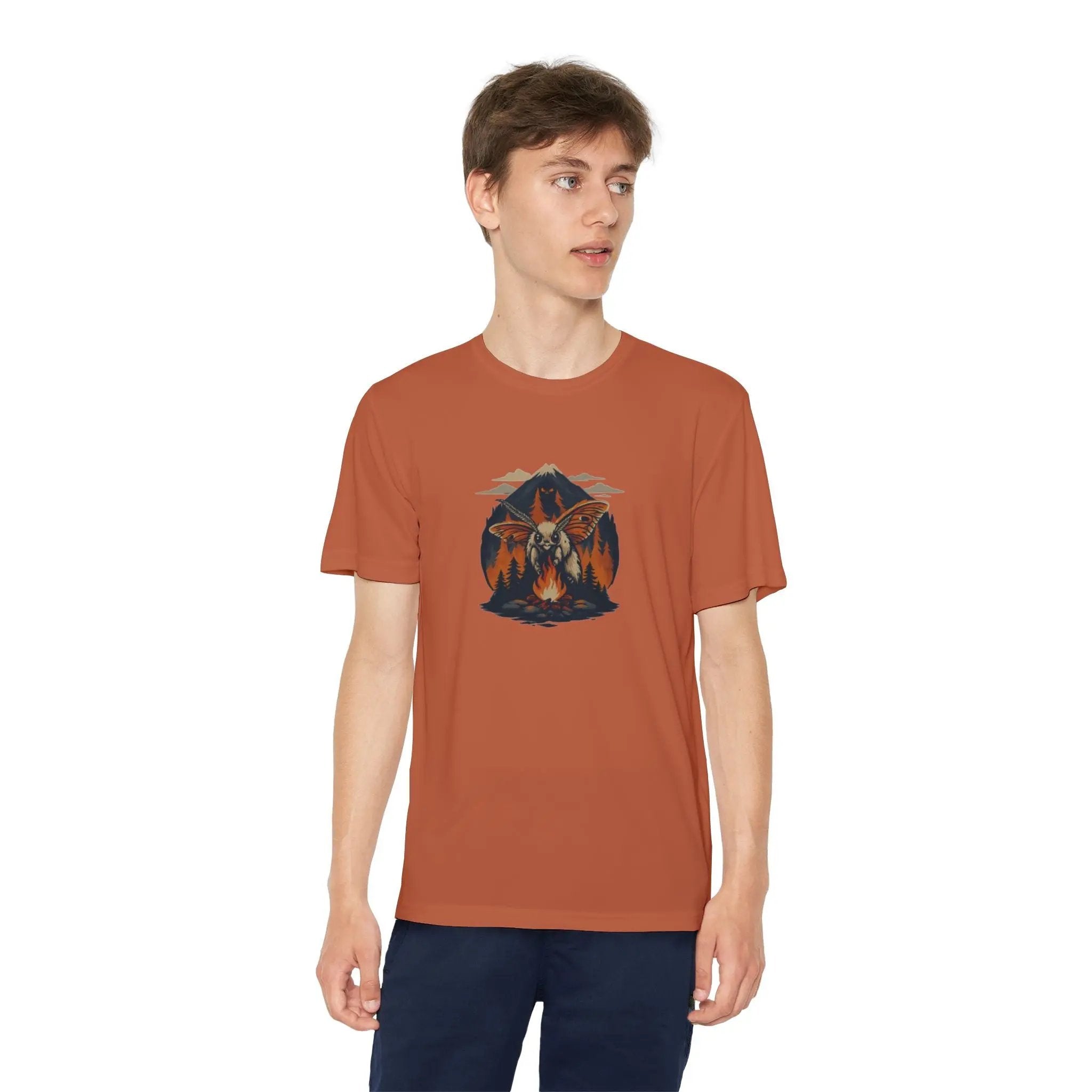 Youth Adventure Tee – Kids’ Mountain Design Outdoor & Hiking Shirt, Perfect Gift for Young Nature Lovers Printify