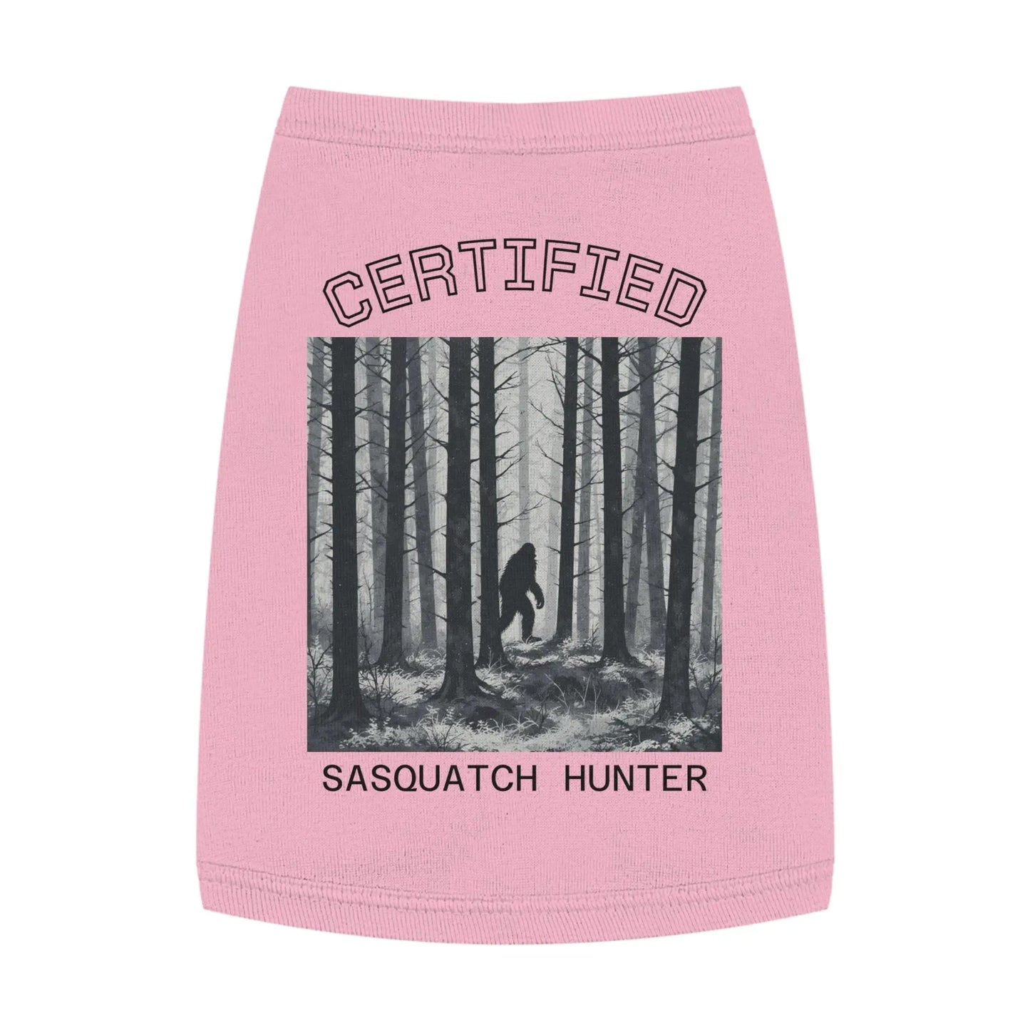 Certified Sasquatch Hunter Pet Tank Top Printify