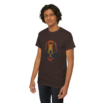 Nature-Inspired Adventure Tee – Unisex Cotton Camping & Outdoor Shirt, Perfect Gift for Nature Lovers Printify