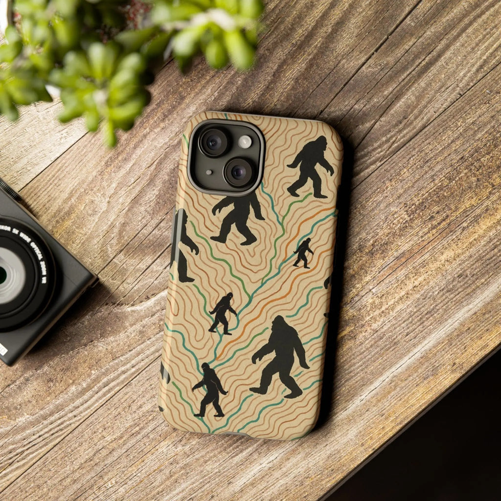 Bigfoot Phone Case – Durable Adventure Phone Case, Unique Nature Lover Gift, Outdoor Accessories Printify