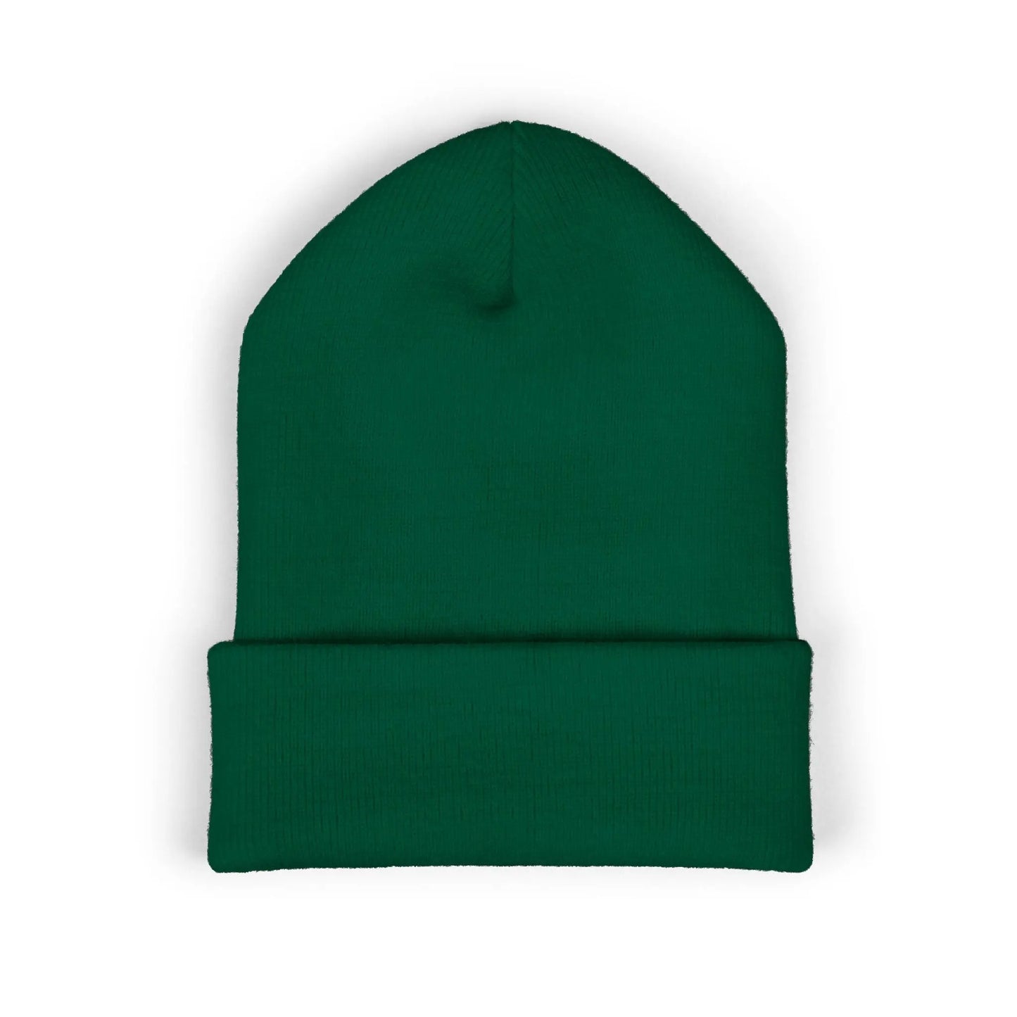 Embroidered Mountain & Pine Trees Cuffed Beanie