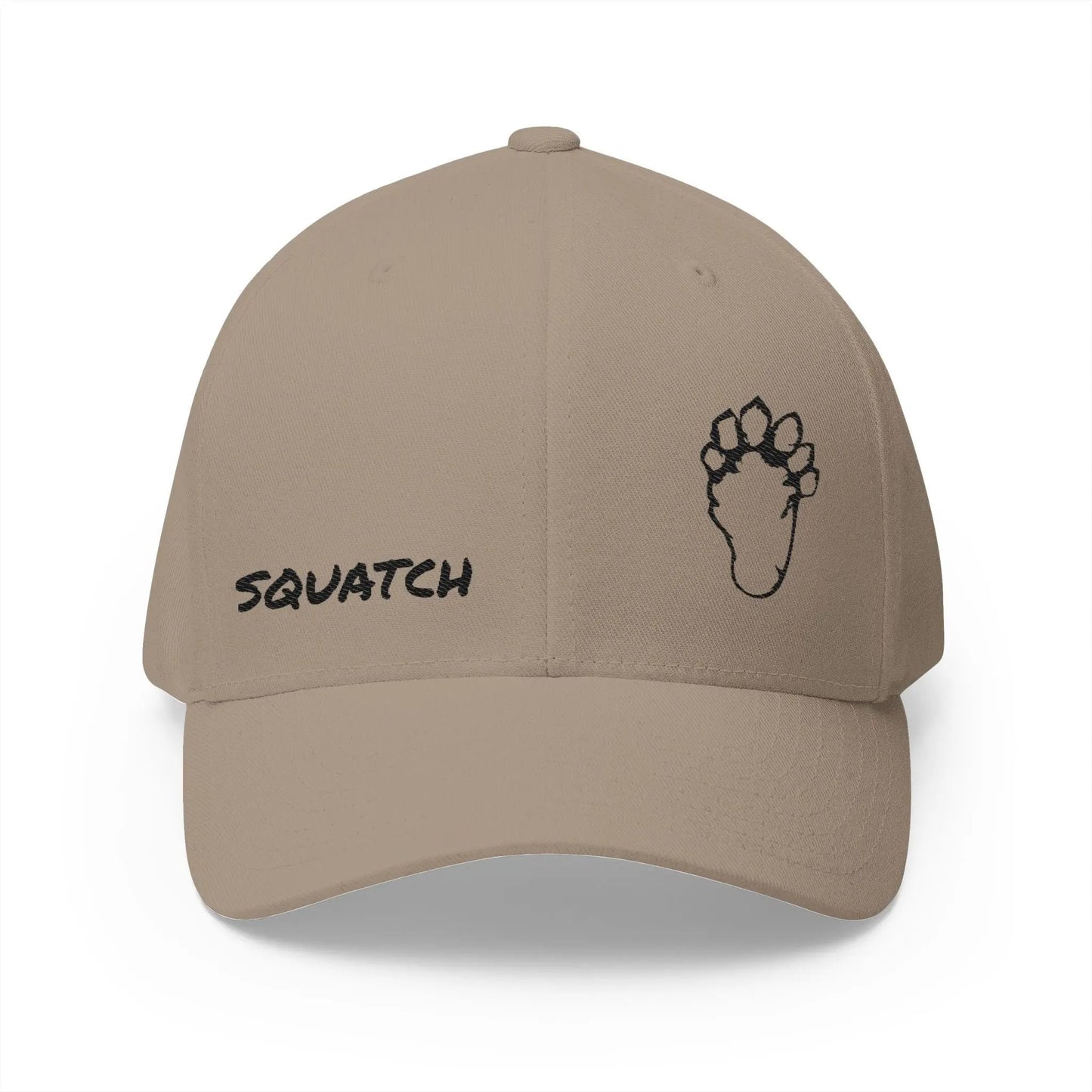 Embroidered Sasquatch Footprint Cap – Classic Low-Profile Adventure Hat Printify