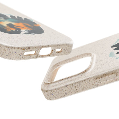 Bigfoot Print Phone Case – Compostable PLA & Bamboo Forest Design Printify