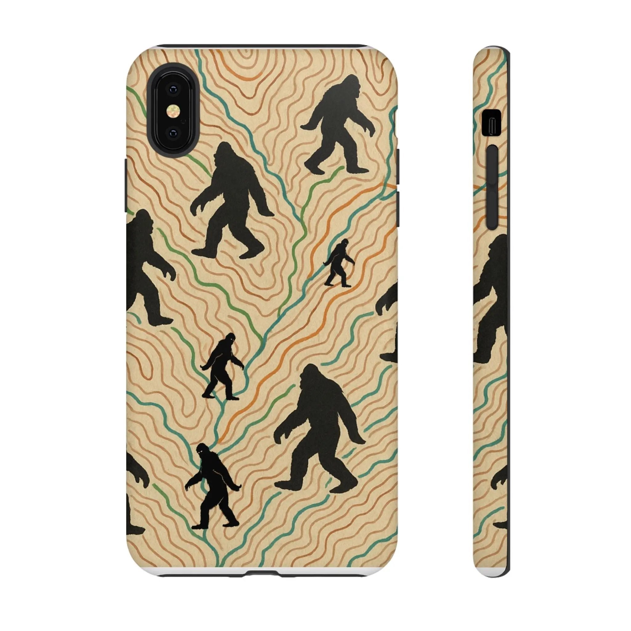 Bigfoot Phone Case – Durable Adventure Phone Case, Unique Nature Lover Gift, Outdoor Accessories Printify