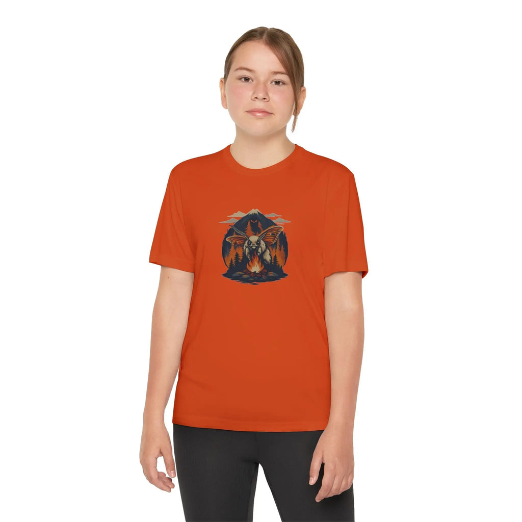 Youth Adventure Tee – Kids’ Mountain Design Outdoor & Hiking Shirt, Perfect Gift for Young Nature Lovers Printify