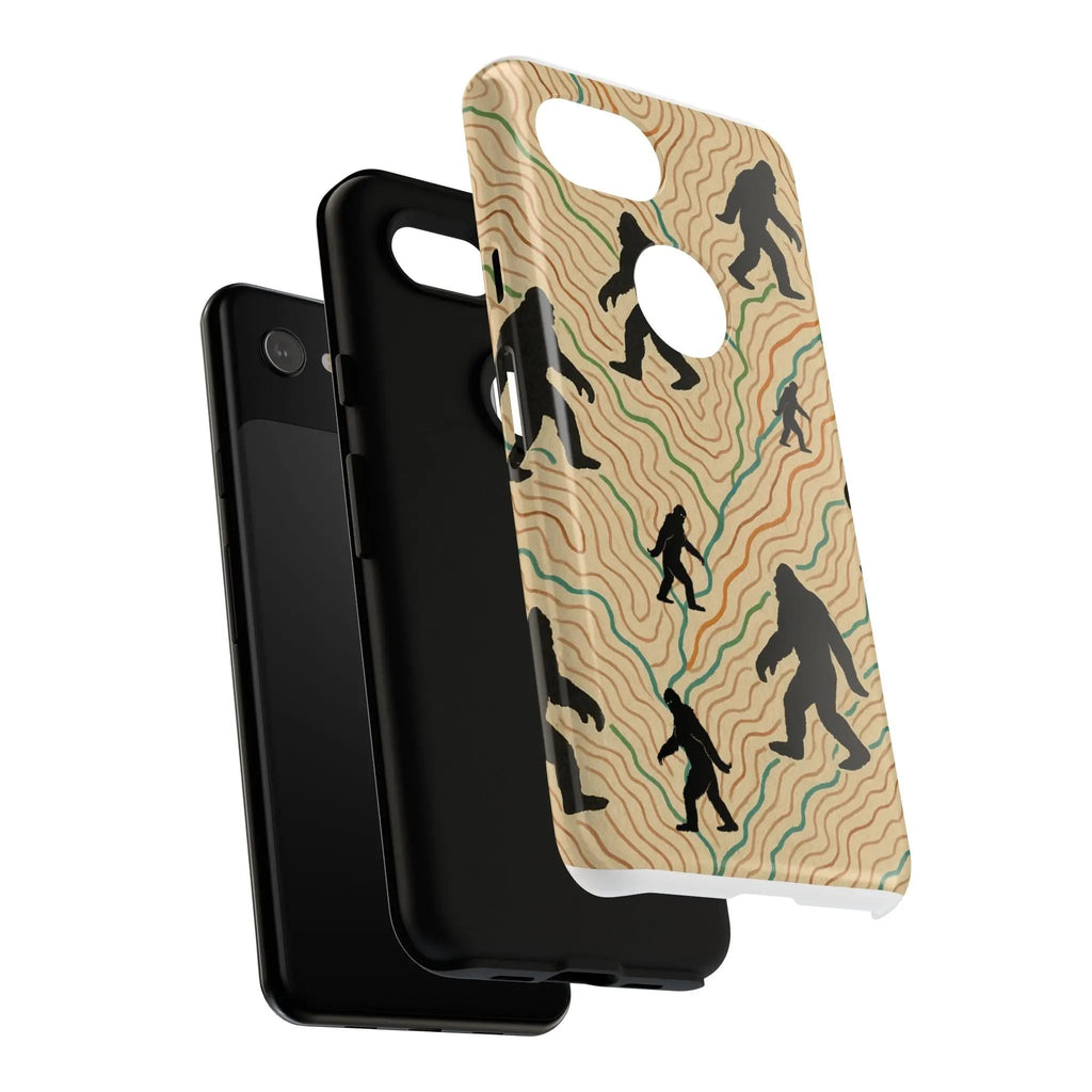 Bigfoot Phone Case – Durable Adventure Phone Case, Unique Nature Lover Gift, Outdoor Accessories Printify