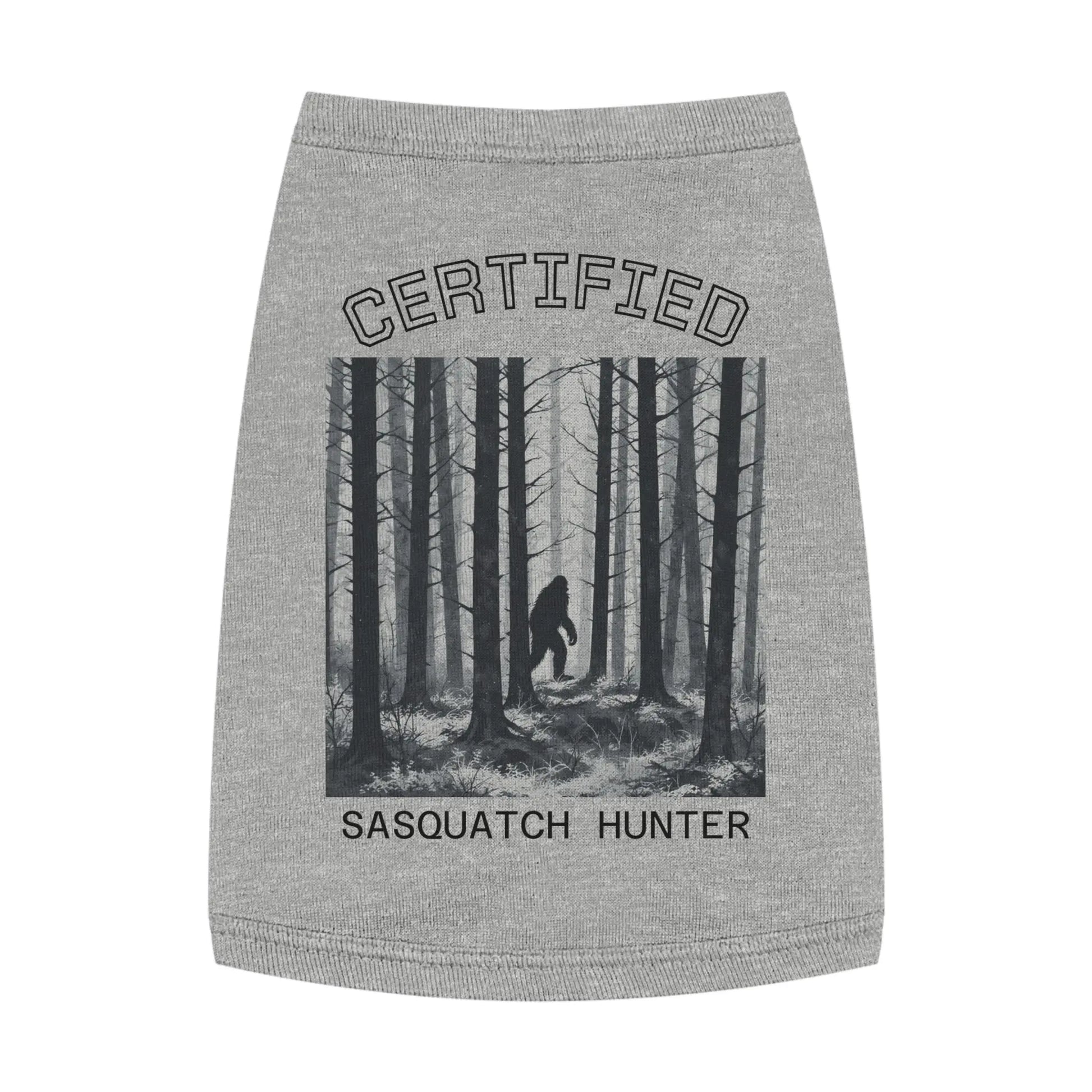 Certified Sasquatch Hunter Pet Tank Top Printify