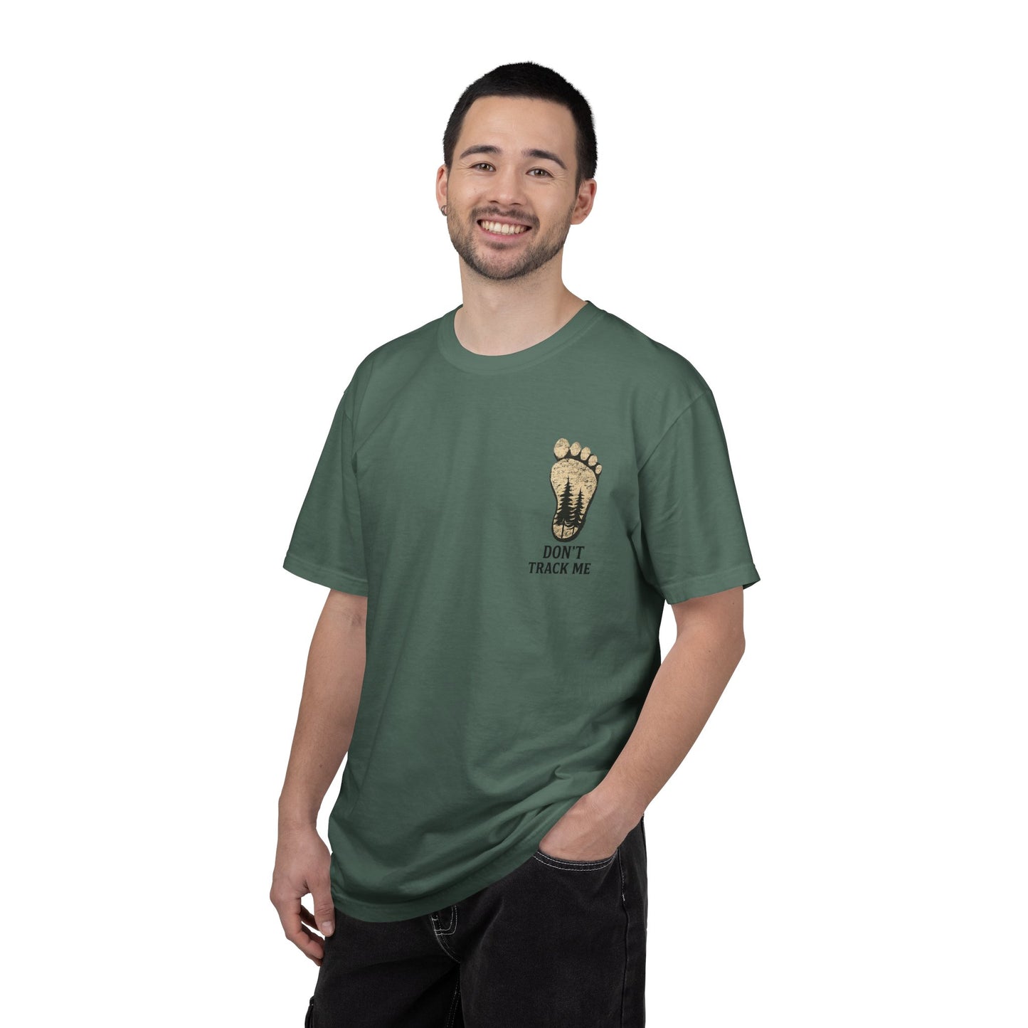 Don’t Track Me Bigfoot Shirt – Untrackable Sasquatch Outdoor Graphic Tee