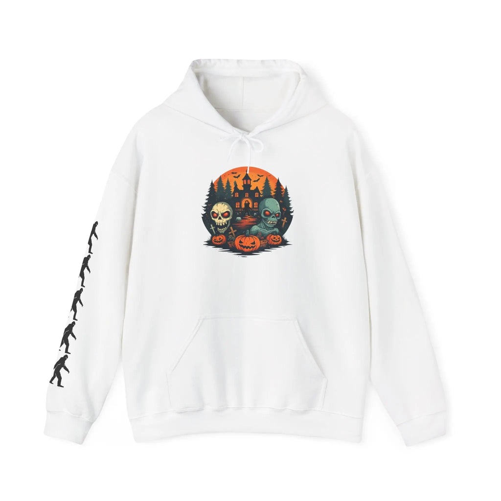 Halloween Hooded Sweatshirt – Unisex Heavy Blend™ Hoodie, Spooky Costume & Cozy Fall Layer, Gift for Halloween Lovers Printify
