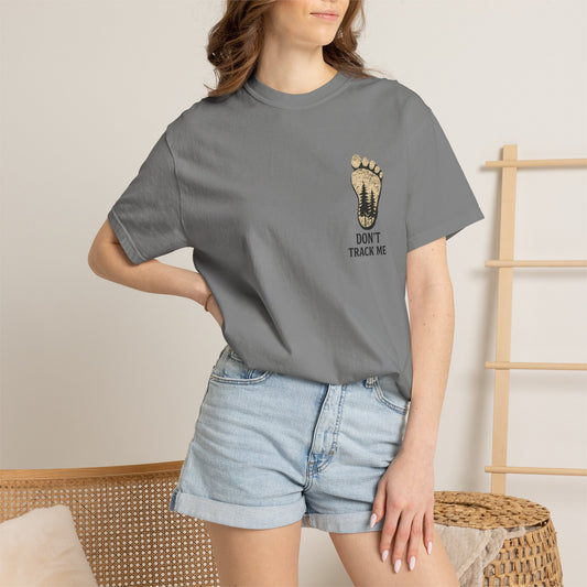 Don’t Track Me Bigfoot Shirt – Untrackable Sasquatch Outdoor Graphic Tee