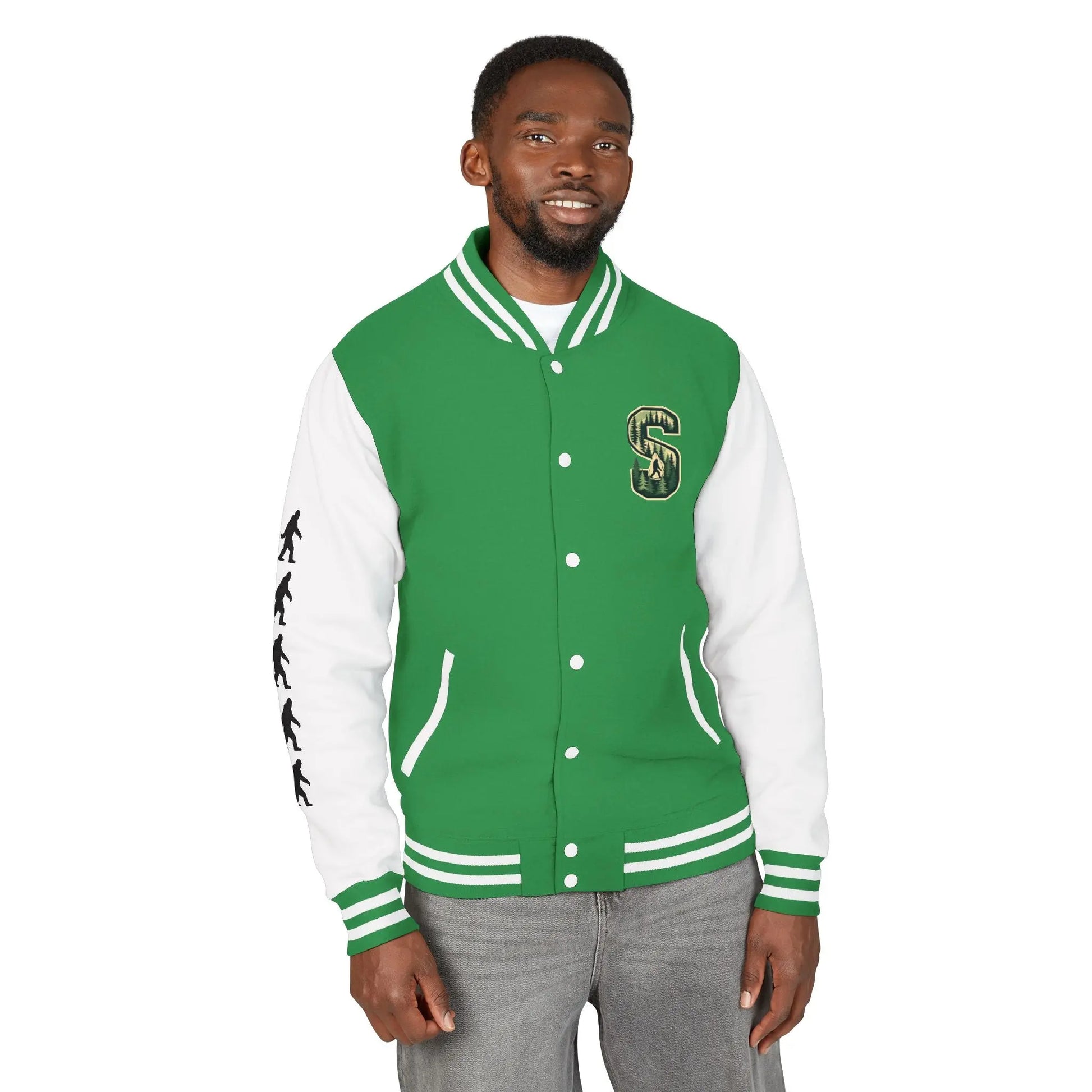 Squatch Varsity Letterman Jacket Printify