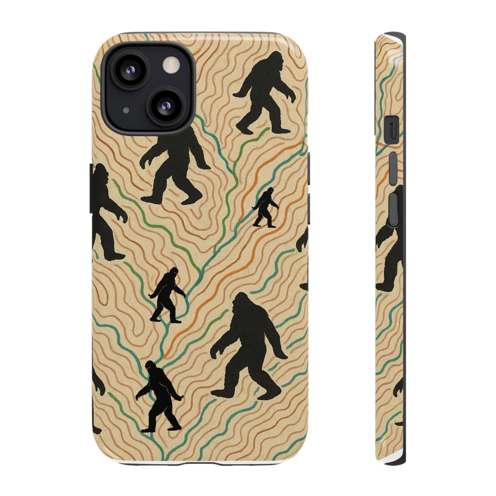 Bigfoot Phone Case – Durable Adventure Phone Case, Unique Nature Lover Gift, Outdoor Accessories Printify