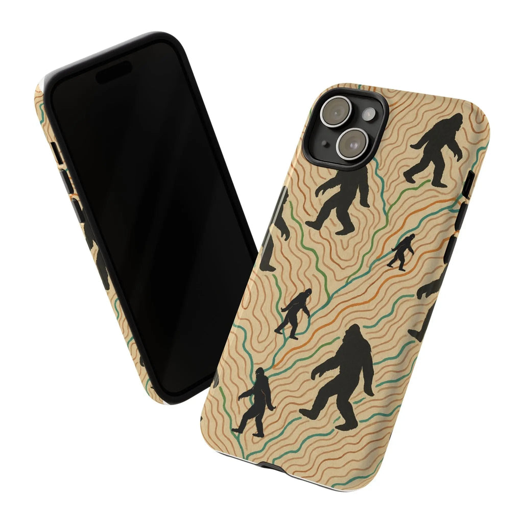 Bigfoot Phone Case – Durable Adventure Phone Case, Unique Nature Lover Gift, Outdoor Accessories Printify