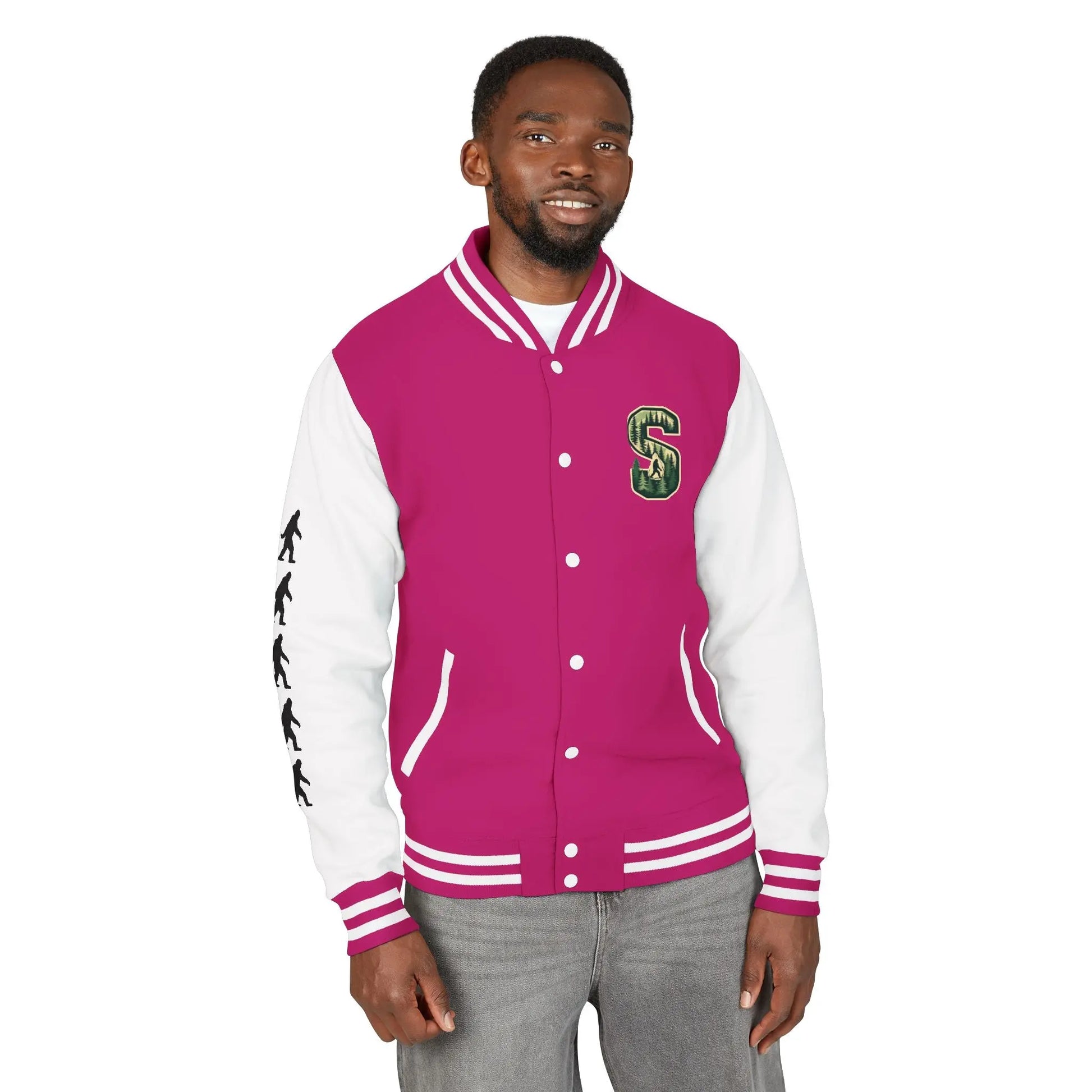 Squatch Varsity Letterman Jacket Printify