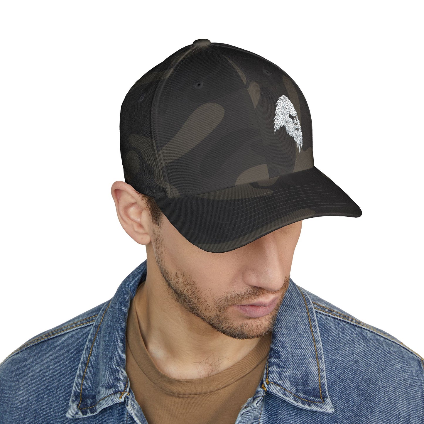 Sasquatch Head Flexfit Hat