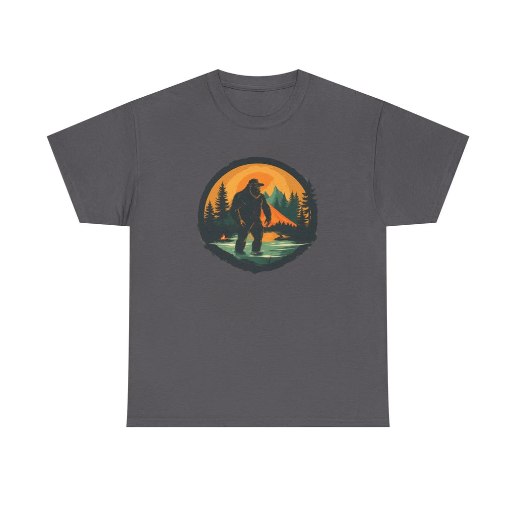 Bigfoot Adventure Tee – Unisex Cotton Shirt, Casual Outdoor & Wilderness Exploration Wear, Nature Lover Gift Printify