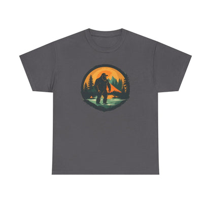 Bigfoot Adventure Tee – Unisex Cotton Shirt, Casual Outdoor & Wilderness Exploration Wear, Nature Lover Gift Printify