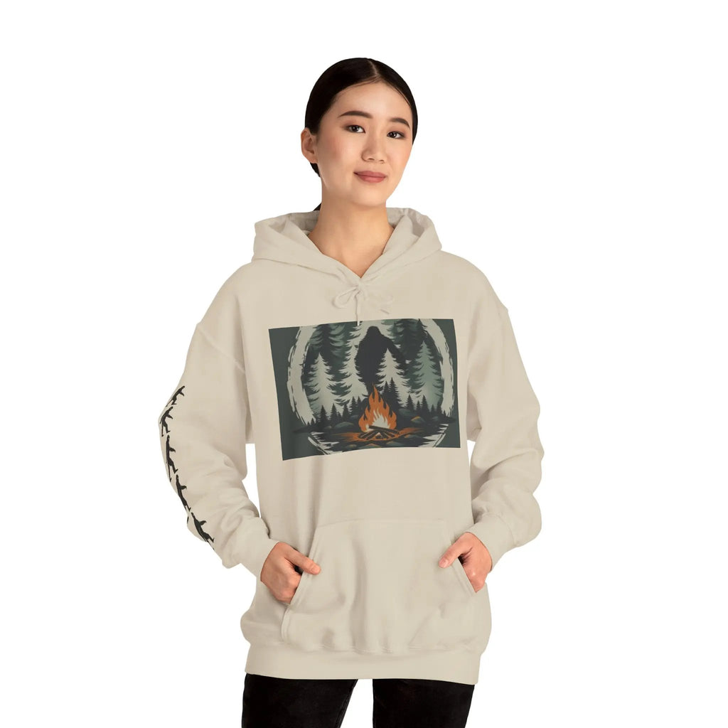 Nature-Inspired Adventure Hoodie – Unisex Heavy Blend™ Sweatshirt, Hiking & Camping Gift, Travel and Outdoor Apparel Printify