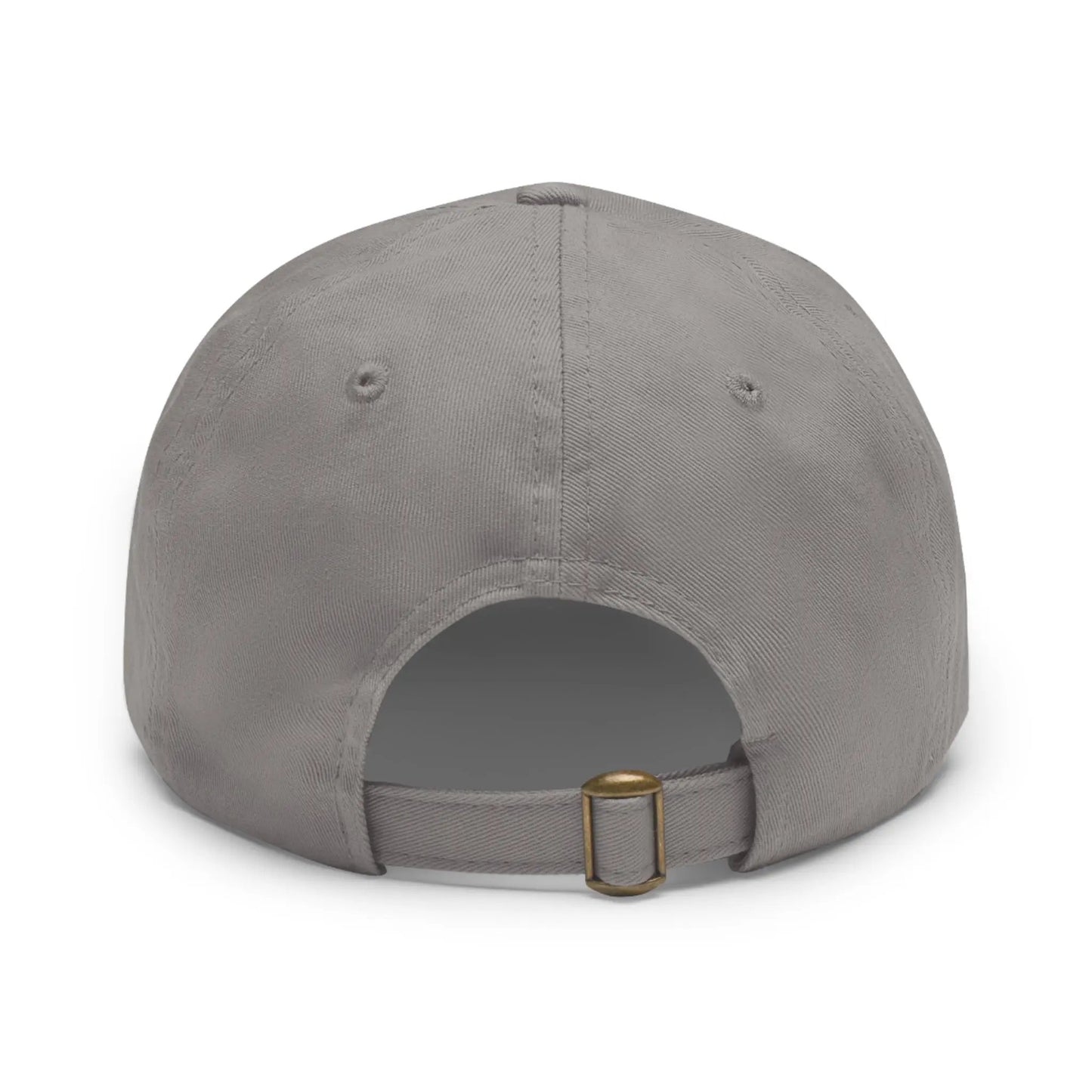 Outdoor Adventure Dad Hat – Leather Patch Cap, Casual Sun Protection, Unique Gift for Dads & Camping Enthusiasts Printify