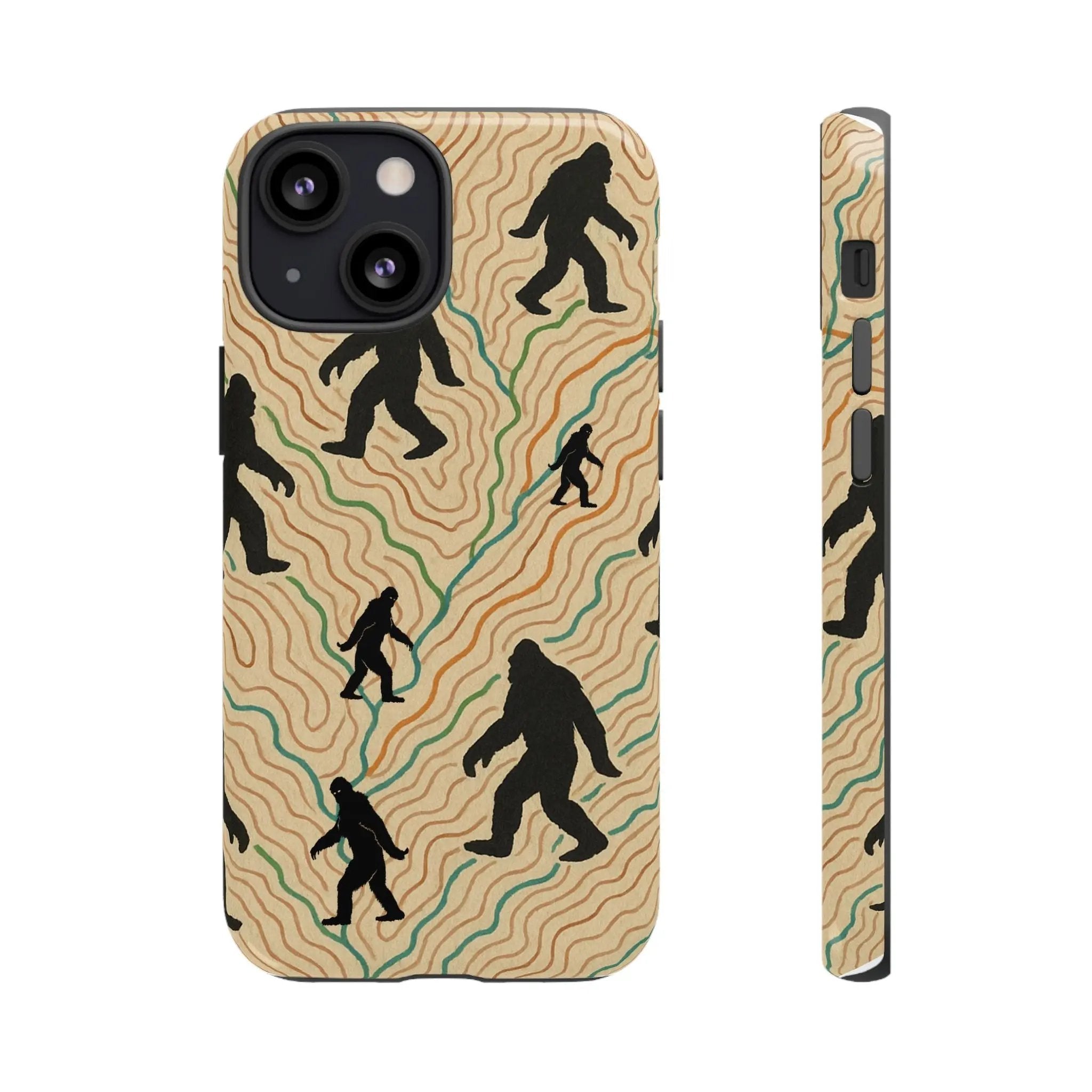 Bigfoot Phone Case – Durable Adventure Phone Case, Unique Nature Lover Gift, Outdoor Accessories Printify