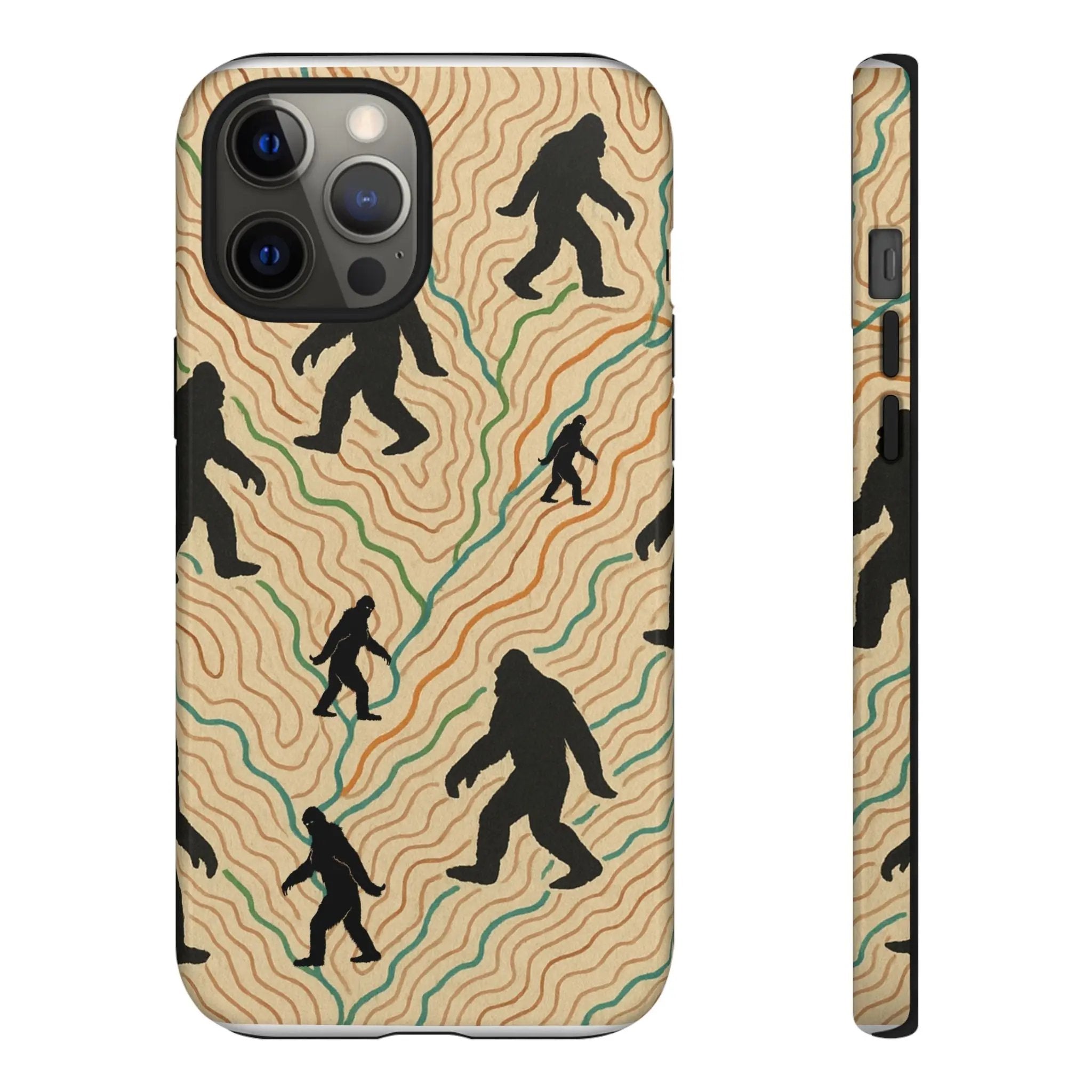 Bigfoot Phone Case – Durable Adventure Phone Case, Unique Nature Lover Gift, Outdoor Accessories Printify