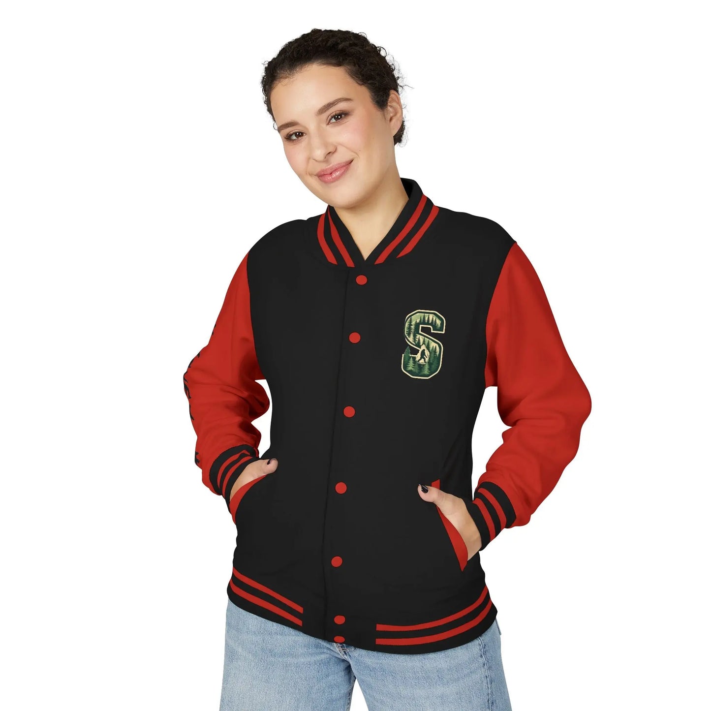 Squatch Varsity Letterman Jacket Printify