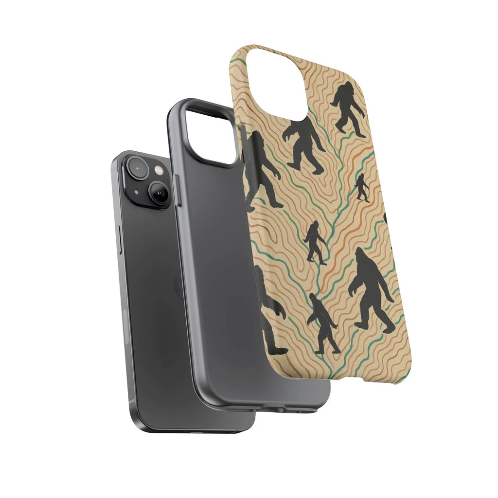 Bigfoot Phone Case – Durable Adventure Phone Case, Unique Nature Lover Gift, Outdoor Accessories Printify