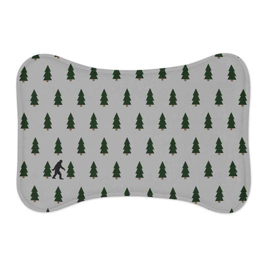Sasquatch Memory Foam Pet Feeding Mat – Anti-Slip & Cozy Printify