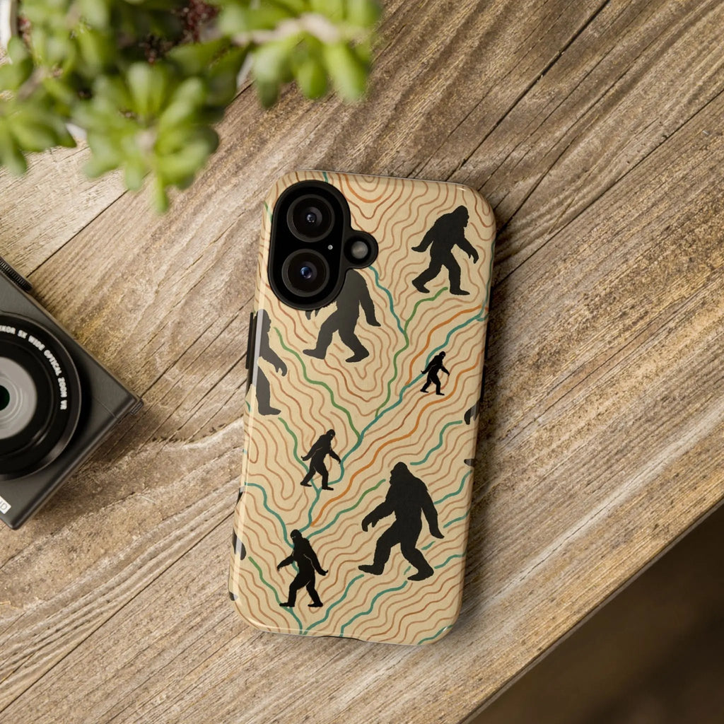 Bigfoot Phone Case – Durable Adventure Phone Case, Unique Nature Lover Gift, Outdoor Accessories Printify