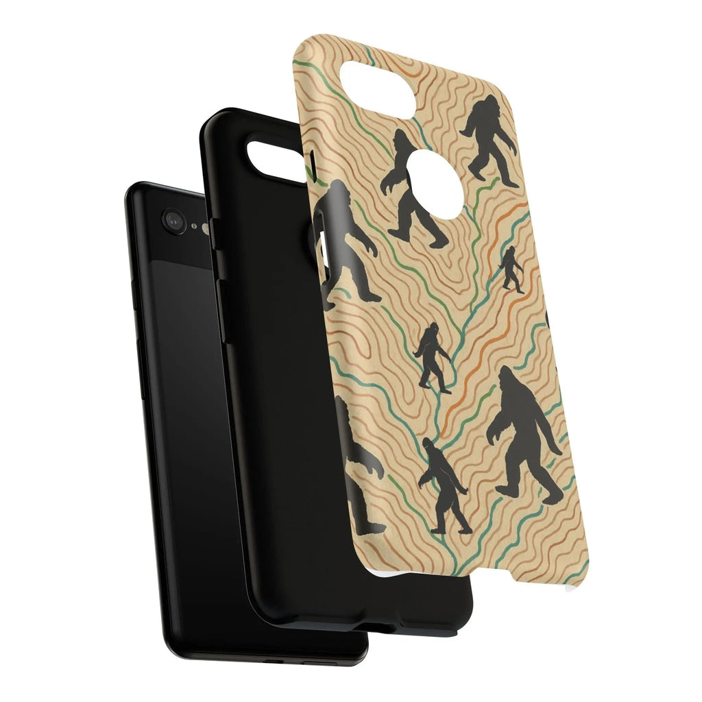Bigfoot Phone Case – Durable Adventure Phone Case, Unique Nature Lover Gift, Outdoor Accessories Printify
