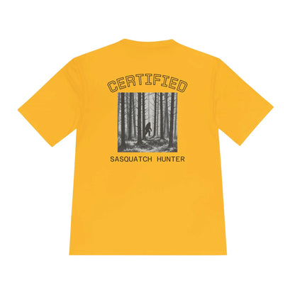 Certified Sasquatch Hunter Tee — Bigfoot Forest Graphic Shirt Printify