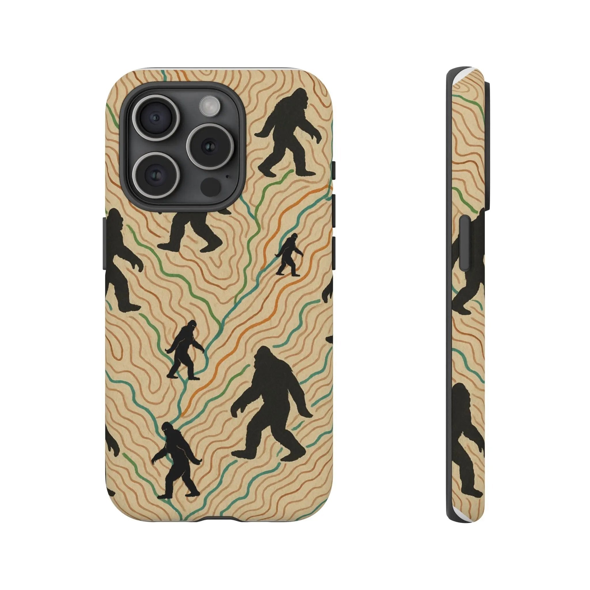 Bigfoot Phone Case – Durable Adventure Phone Case, Unique Nature Lover Gift, Outdoor Accessories Printify