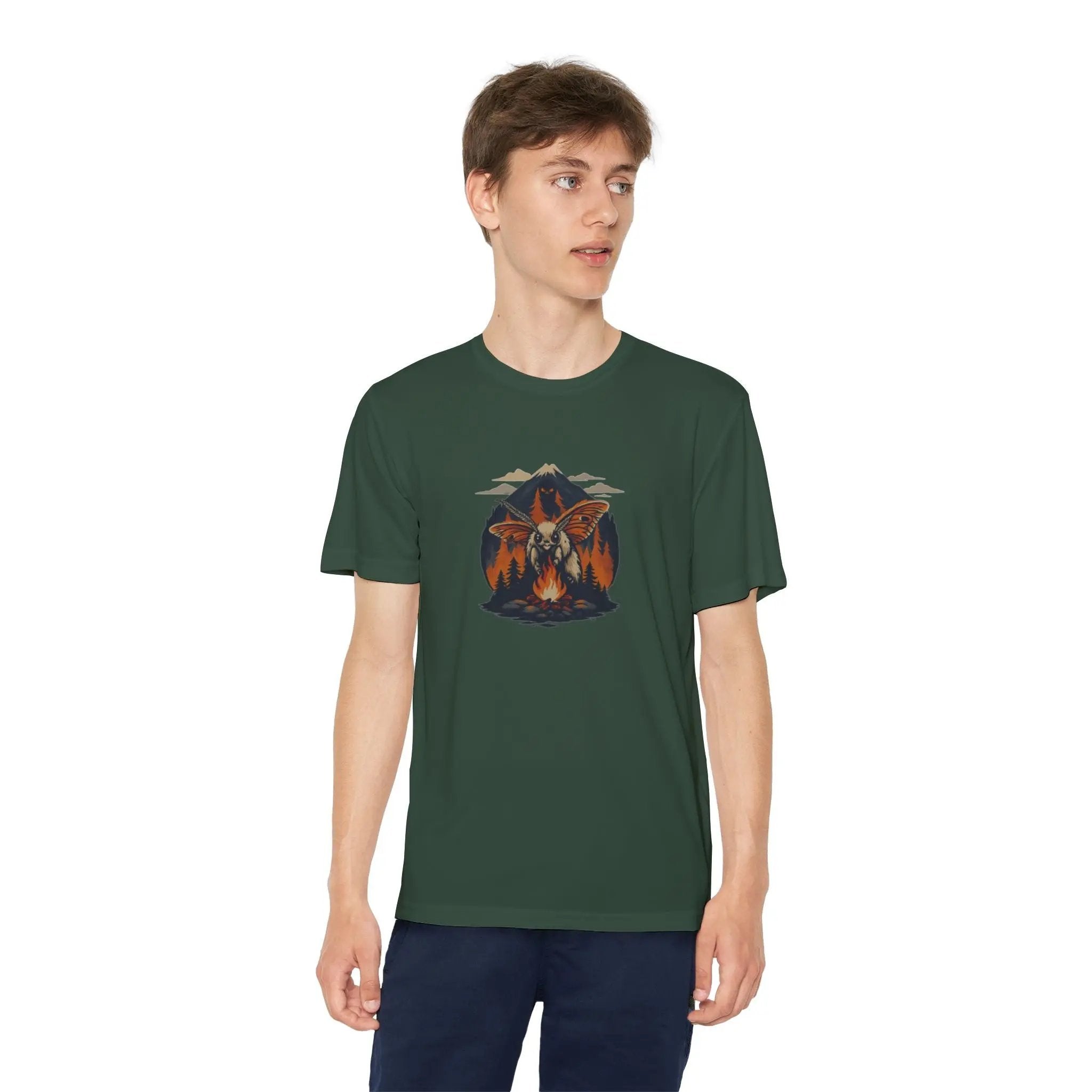 Youth Adventure Tee – Kids’ Mountain Design Outdoor & Hiking Shirt, Perfect Gift for Young Nature Lovers Printify
