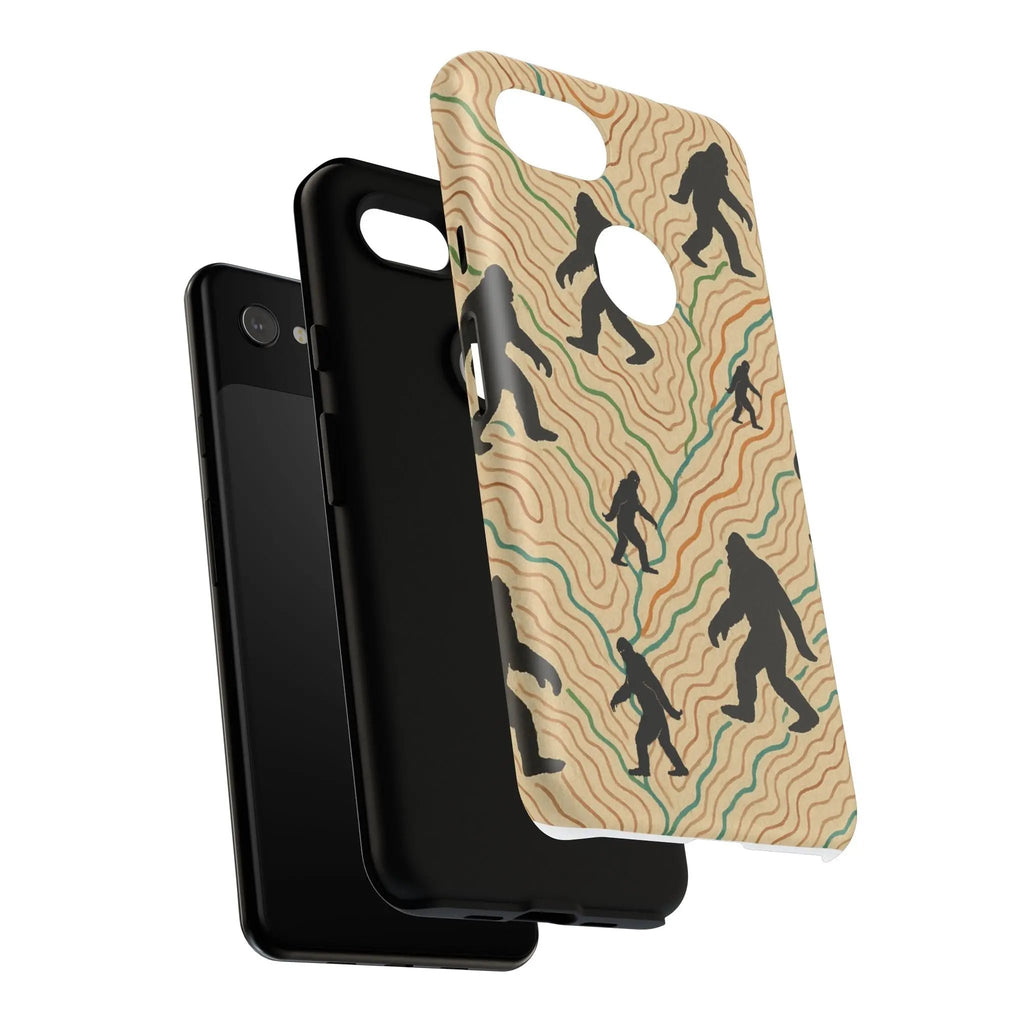 Bigfoot Phone Case – Durable Adventure Phone Case, Unique Nature Lover Gift, Outdoor Accessories Printify