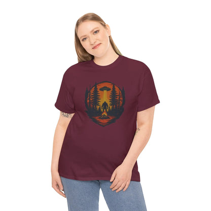 Nature-Inspired Adventure Tee – Unisex Cotton Camping & Outdoor Shirt, Perfect Gift for Nature Lovers Printify