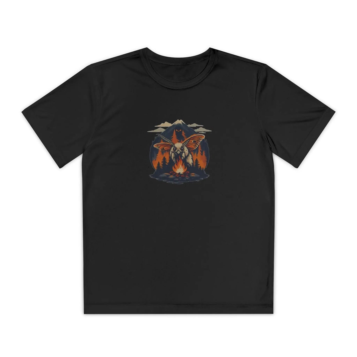 Youth Adventure Tee – Kids’ Mountain Design Outdoor & Hiking Shirt, Perfect Gift for Young Nature Lovers Printify