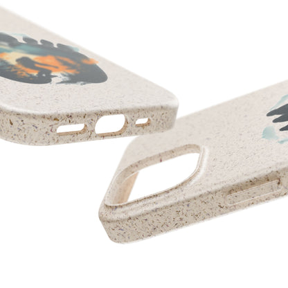 Bigfoot Print Phone Case – Compostable PLA & Bamboo Forest Design Printify